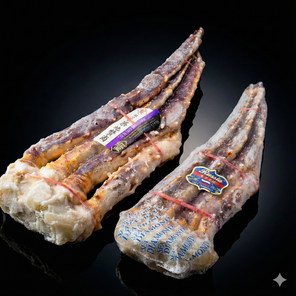 超特大9L生タラバガニ肩｜シュリンクパック｜2kg