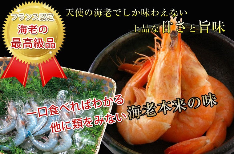 天使の海老｜ 1kg（30〜40尾） - 海老平や直売所