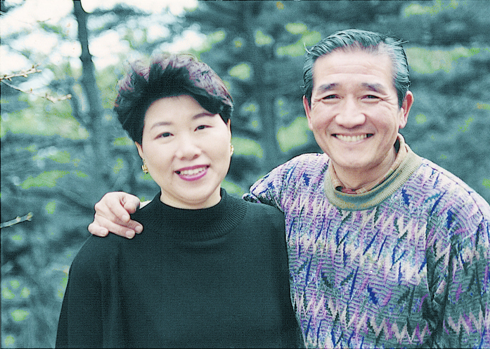 創業者と妻 美紀子
